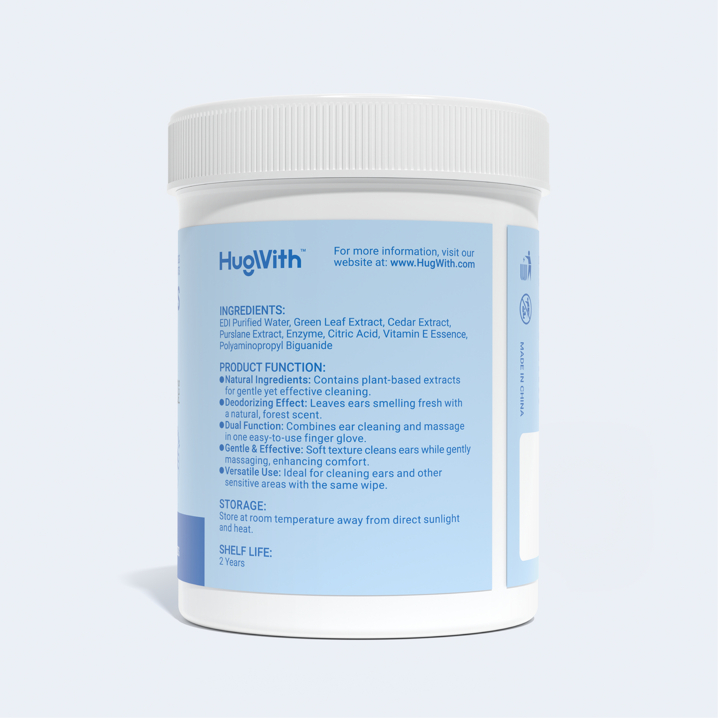 HugWith Pet Ear Care Finger Wipes