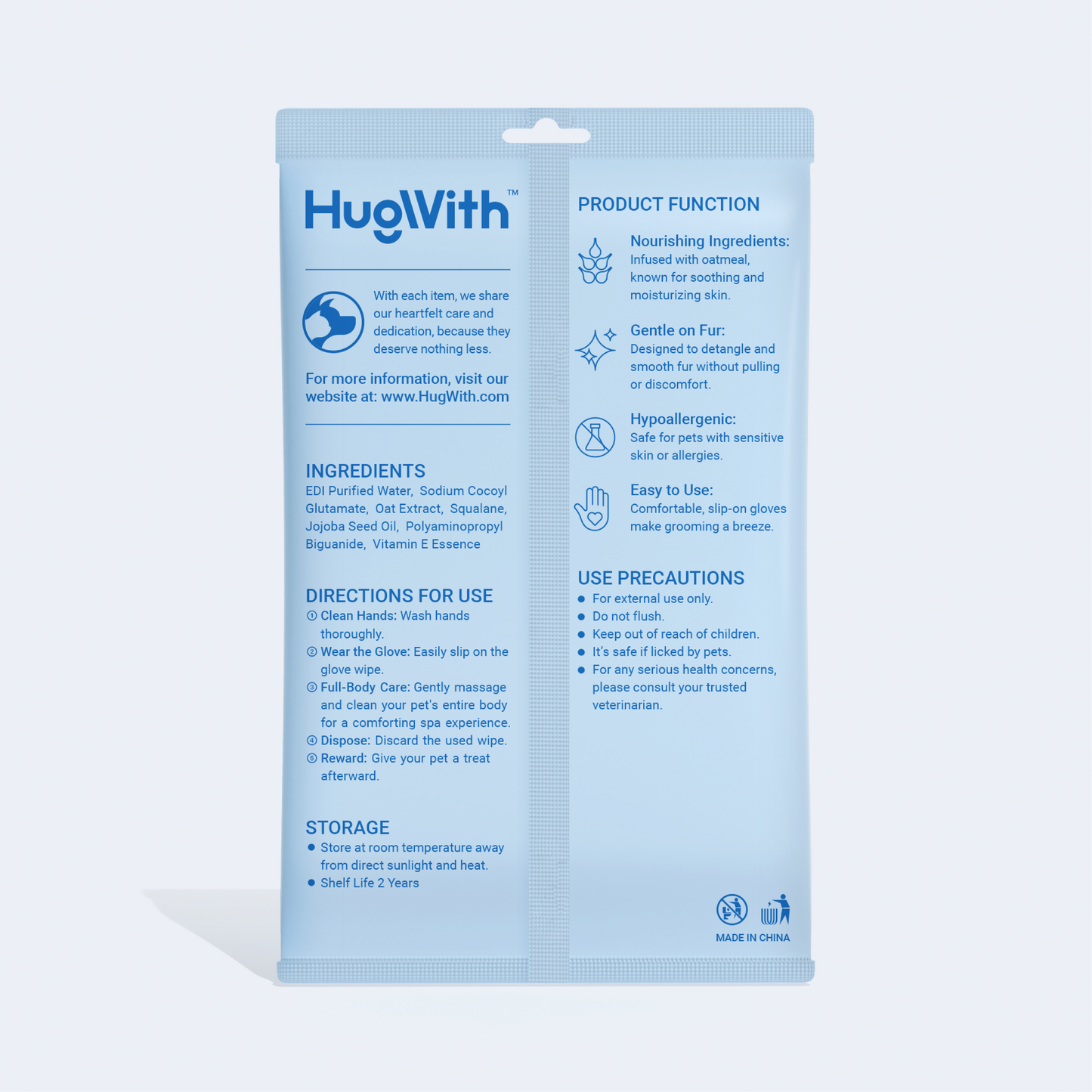 Pet Grooming Glove Wipes