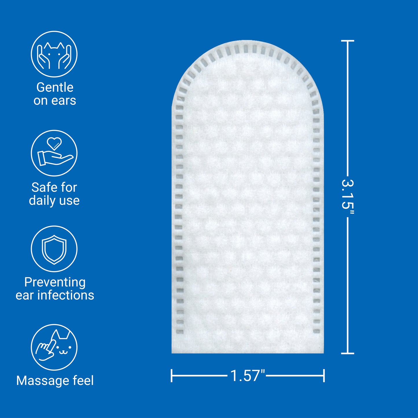 HugWith Pet Ear Care Finger Wipes