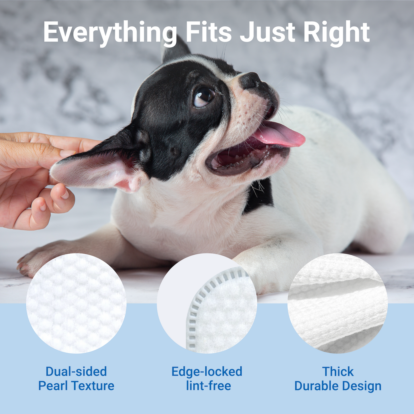 HugWith Pet Ear Care Finger Wipes