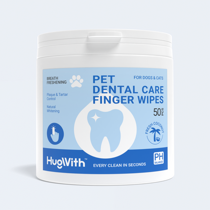 HugWith Pet Dental Care Finger Wipes