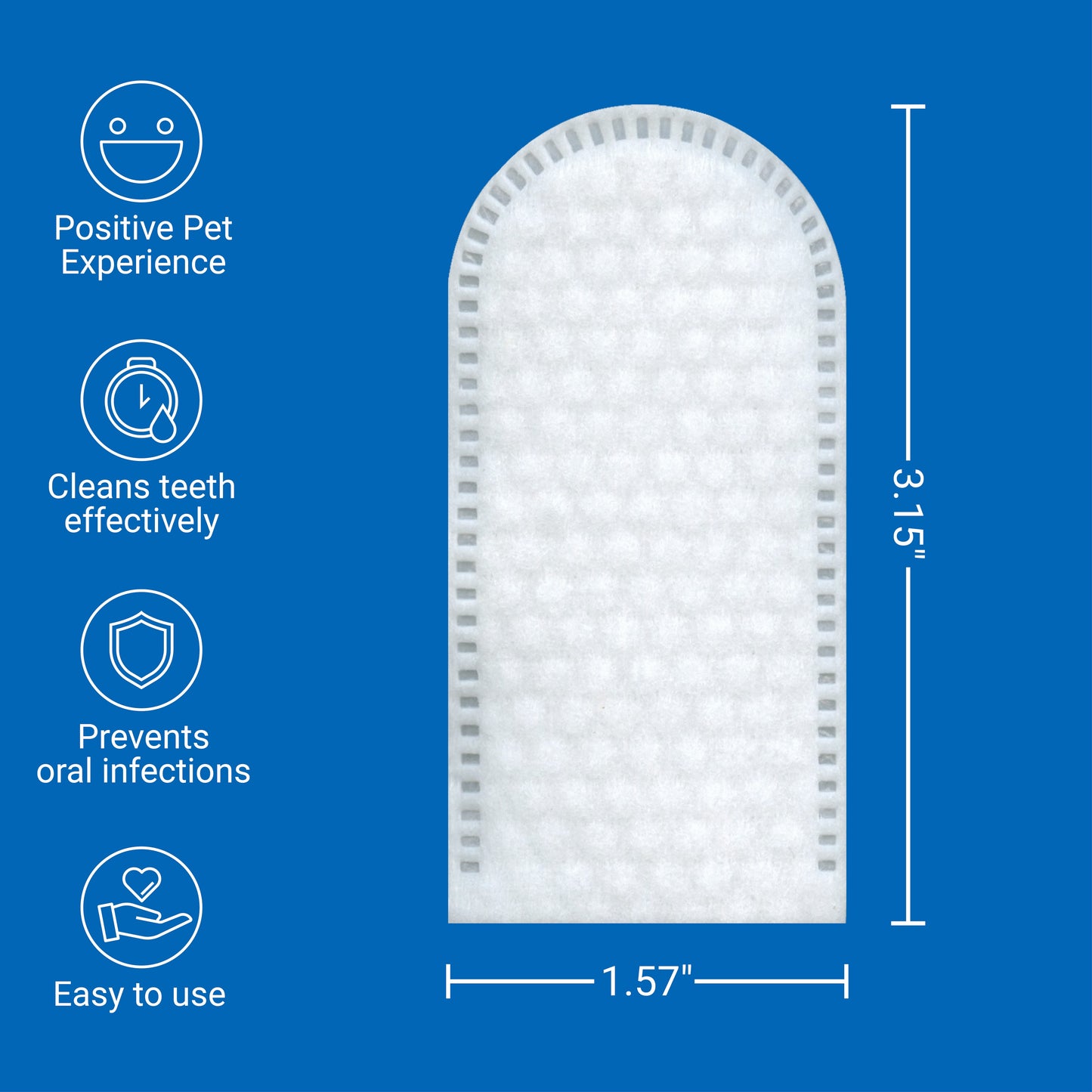 HugWith Pet Dental Care Finger Wipes